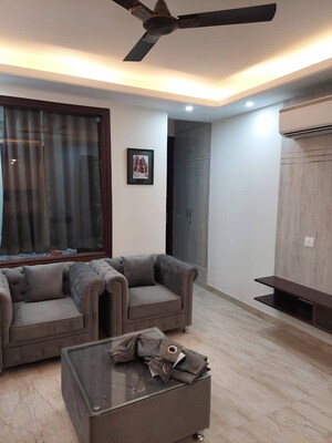 Living Room in 1 BHK Apartment at Freedom Fighters Enclave – for Rent