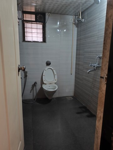 Bathroom in 3 BHK Apartment at Cosmos Jewels Solitaire, Ghodbunder Road – for Rent
