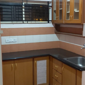 Kitchen in 3 BHK Apartment at Padmanabha Nagar – for Sale