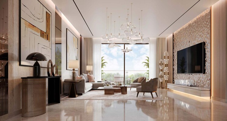 Living Room, experion-windchants 4 Bedroom 4350 Sq.Ft. Apartment In Sector 112 Gurgaon 9579214