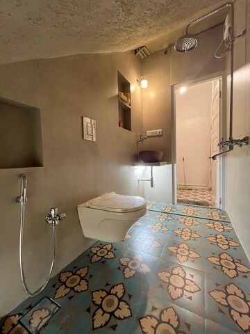 Bathroom in 3 BHK Apartment at Lodha World One, Worli – for Rent