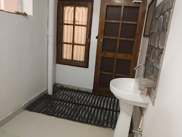 Staircase in 3 BHK Builder Floor at Aliganj – for Rent