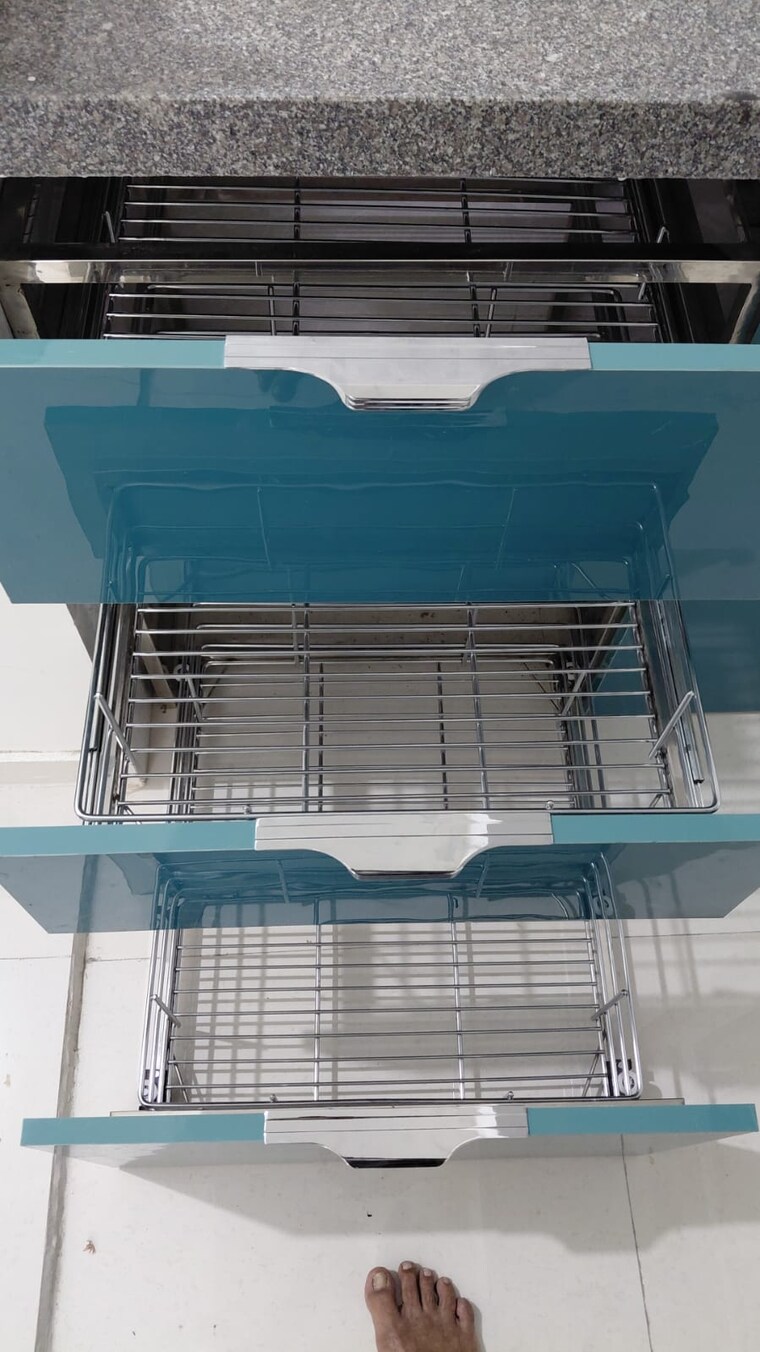 Kitchen, v-top-valonia 2.5 Bedroom 1255 Sq.Ft. Apartment In Punawale Pune 9579264