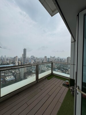 Balcony in 4 BHK Apartment at Prabhadevi CHS, Prabhadevi – for Rent