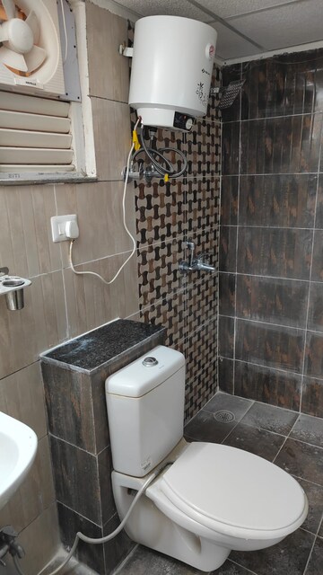 Bathroom in 2 BHK Apartment at Ratan Galaxy, Vrindavan Yojna – for Rent