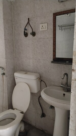 Bathroom in 2 BHK Apartment at Panchsheel Greens II, Sector 16 Greater Noida – for Rent