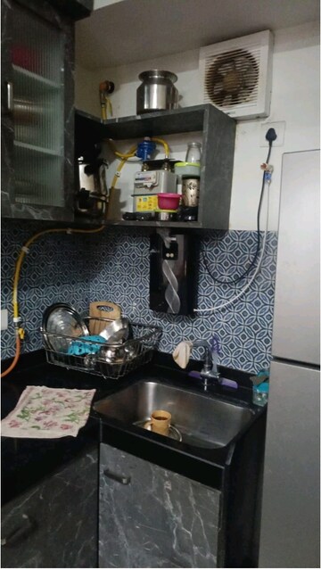 Kitchen in 1 BHK Apartment at Lodha Crown Quality Homes, Majiwada – for Sale