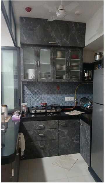 Kitchen in 1 BHK Apartment at Lodha Crown Quality Homes, Majiwada – for Sale