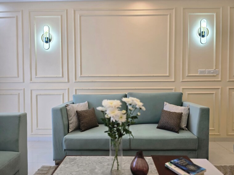 Living Room, ds-max-skycity 3 Bedroom 2293 Sq.Ft. Apartment In Thanisandra Bangalore 9579412