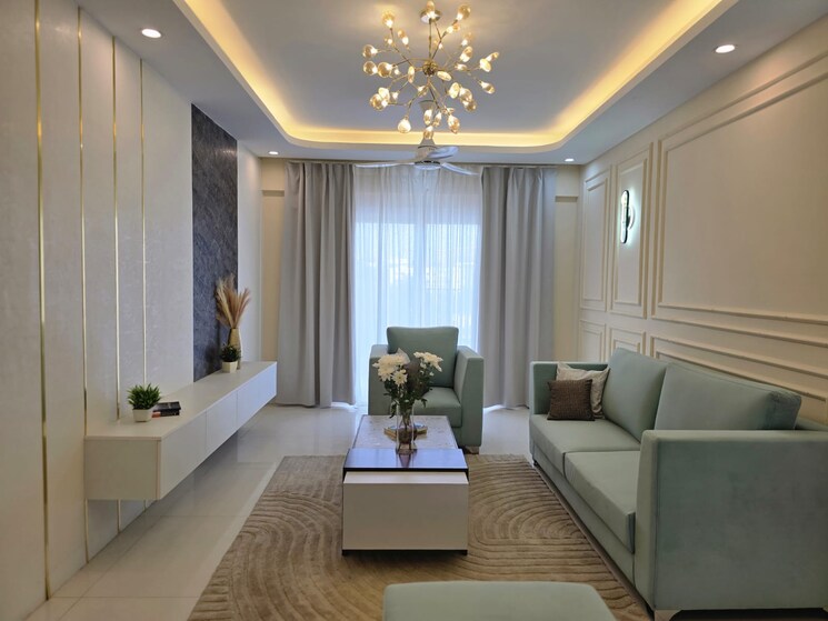 Living Room, ds-max-skycity 3 Bedroom 2293 Sq.Ft. Apartment In Thanisandra Bangalore 9579412