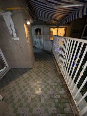 Balcony in 1 BHK Apartment at Lodha Amara, Kolshet Road – for Rent