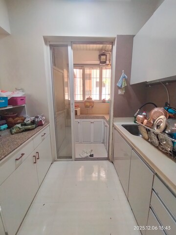 Kitchen in 3 BHK Apartment at Akshar Green World, Dighe – for Sale