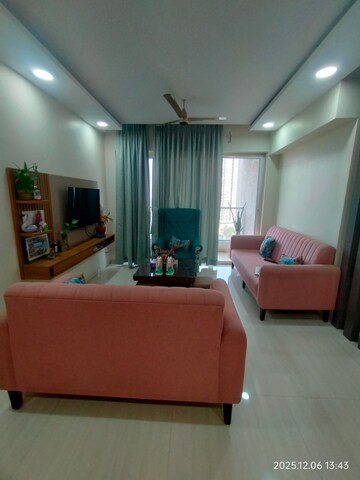 Living Room in 3 BHK Apartment at Akshar Green World, Dighe – for Sale