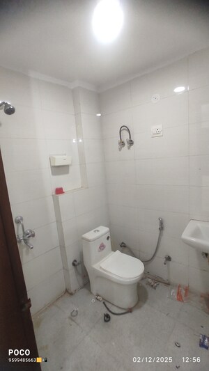 Bathroom in 2 BHK Builder Floor at Mehrauli – for Rent