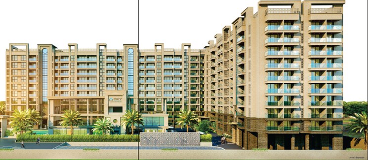 Exterior View, oxy-beaumonde 3.5 Bedroom 1869 Sq.Ft. Apartment In Viman Nagar Pune 9579543