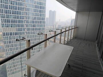 Balcony in 4 BHK Apartment at Lodha World Crest, Worli – for Rent