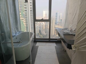 Bathroom in 4 BHK Apartment at Rustomjee Crown Phase 2, Prabhadevi – for Rent