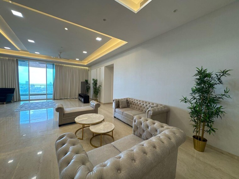 Living Room, avighna-one-avighna-park 5 Bedroom 4800 Sq.Ft. Apartment In Lower Parel Mumbai 9579619