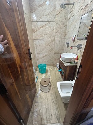 Bathroom in 2 BHK Builder Floor at Preet Vihar – for Rent