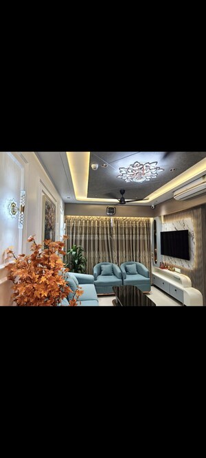 Living Room in 3 BHK Apartment at Risland The Icon, Dhokali – for Rent