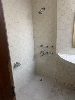 Bathroom in 3 BHK Builder Floor at Panchsheel Enclave – for Rent