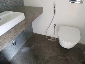 Bathroom in 4 BHK Apartment at Lodha Marquise, Worli – for Rent