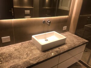 Bathroom in 4 BHK Builder Floor at Boutique Residential Apartments G-88, Saket – for Rent