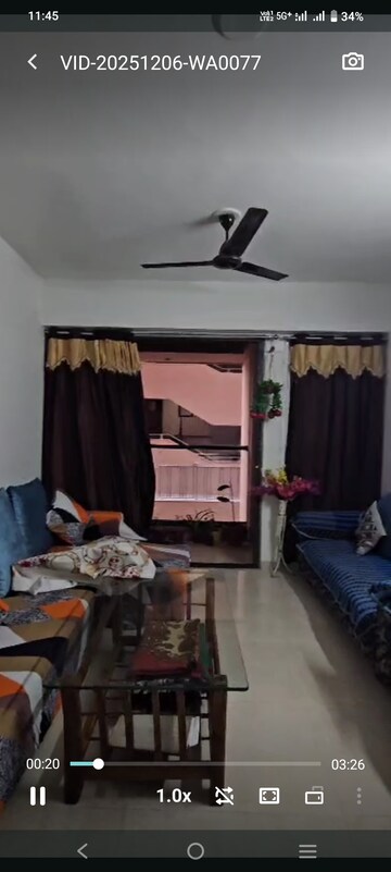 Living Room in 2 BHK Apartment at Vishwa Lake Iksa, Memnagar – for Sale