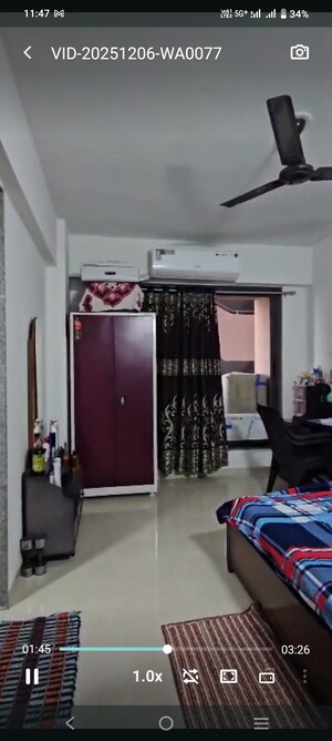Bedroom in 2 BHK Apartment at Vishwa Lake Iksa, Memnagar – for Sale