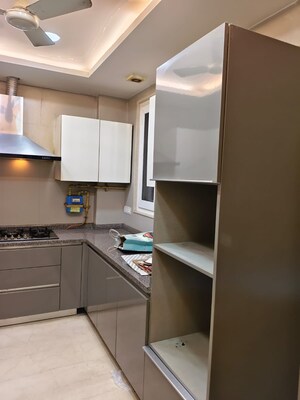Kitchen in 3 BHK Builder Floor at Boutique Residential Apartments A1 313, Safdarjung Enclave – for Rent