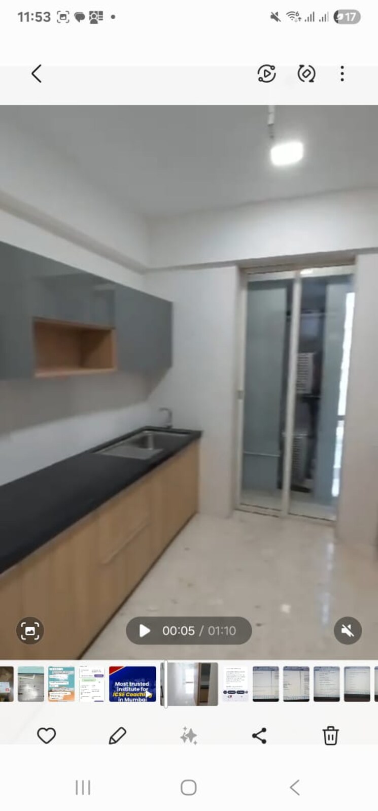 Kitchen, ekta-tripolis 3 Bedroom 908 Sq.Ft. Apartment In Goregaon West Mumbai 9579765