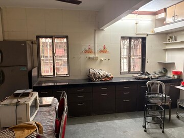 Kitchen in 3 BHK Apartment at Jay Neel CHS, Vasai West – for Sale