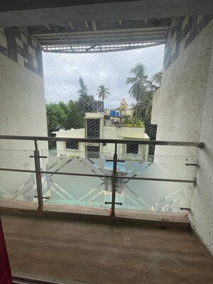 Balcony in 1 BHK Apartment at Agarwal And Doshi Complex, Vasai West – for Rent