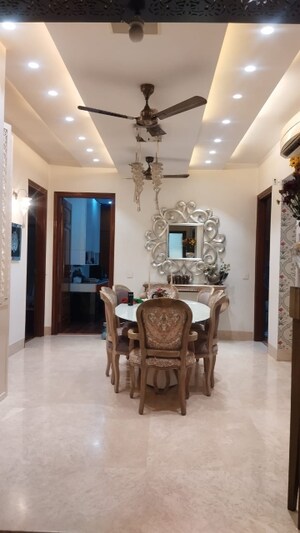 Living Room in 3.5 BHK Builder Floor at Greater Kailash I – for Rent