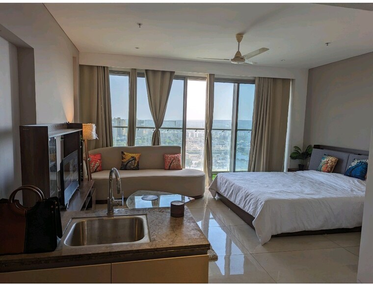Bedroom, m3m-one-key-resiments Studio 1120 Sq.Ft. Apartment In Sector 67 Gurgaon 9579890
