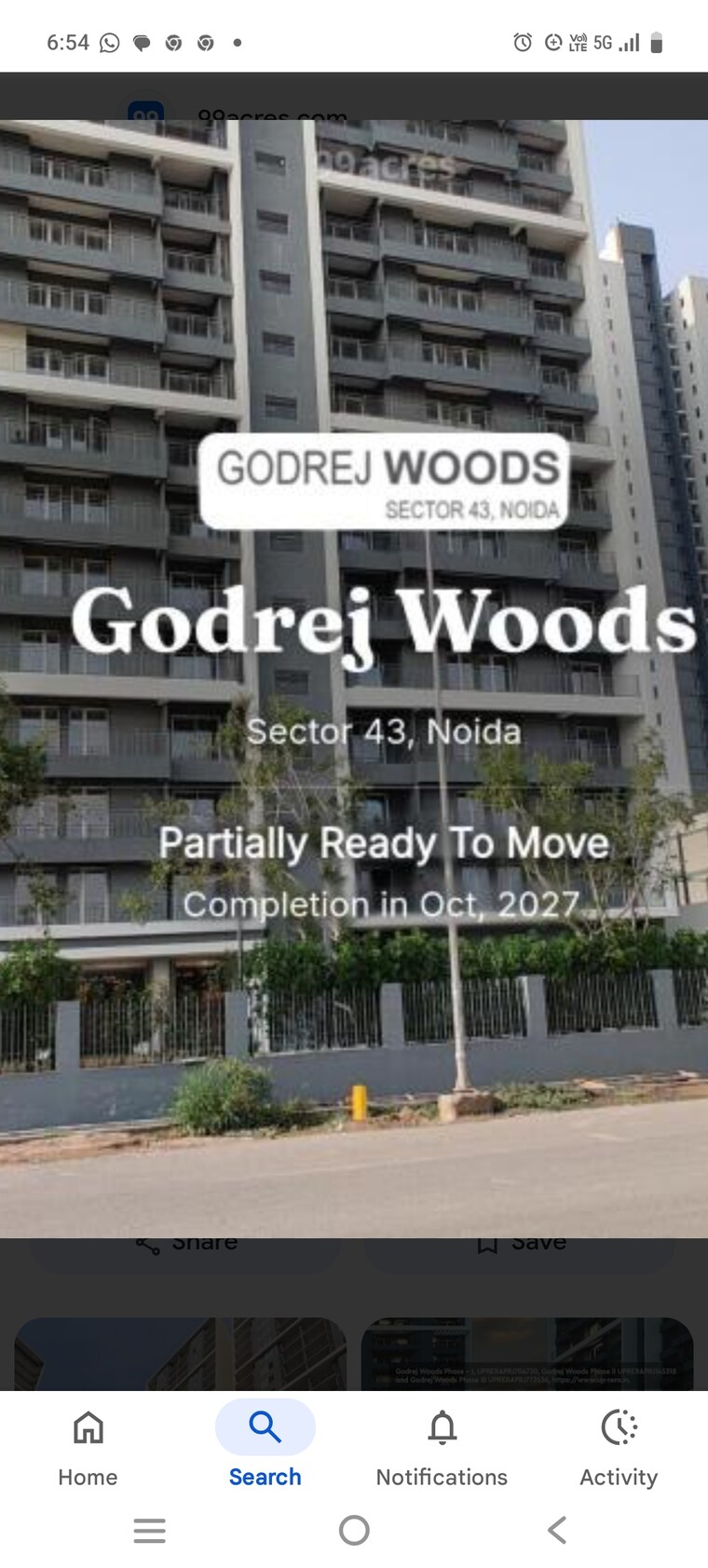 Exterior View, godrej-woods 4 Bedroom 2288 Sq.Ft. Apartment In Sector 43 Noida 9579916