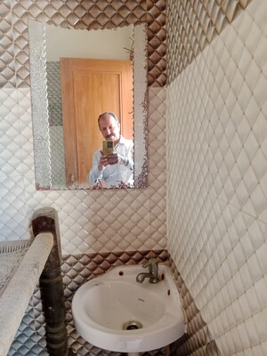 Bathroom in 1 RK Builder Floor at Huda – for Rent