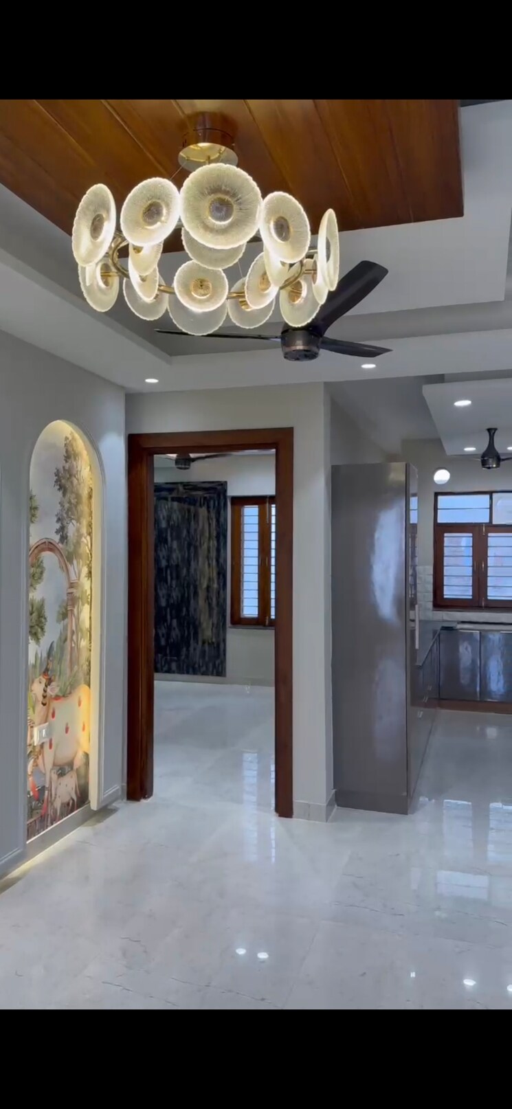 Living Room, bptp-park-central 4 Bedroom 1500 Sq.Ft. Builder Floor In Sector 85 Faridabad 9580116