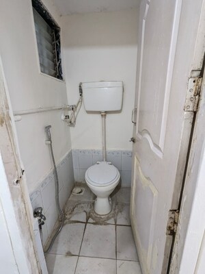 Bathroom in 1 BHK Apartment at Saptarshi CHS, Malad West – for Rent