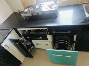 Kitchen in 2 BHK Apartment at Ghatlodia – for Sale