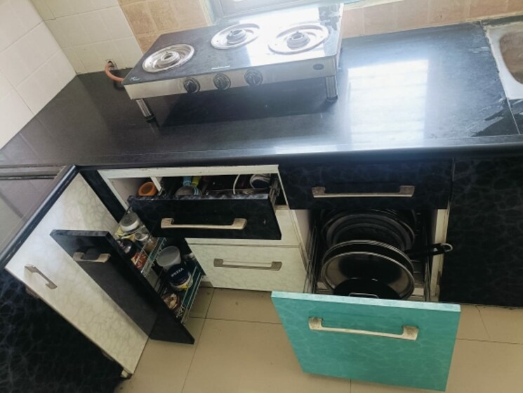 Kitchen, ghatlodia 2 Bedroom 1050 Sq.Ft. Apartment In Ghatlodia Ahmedabad 9580210