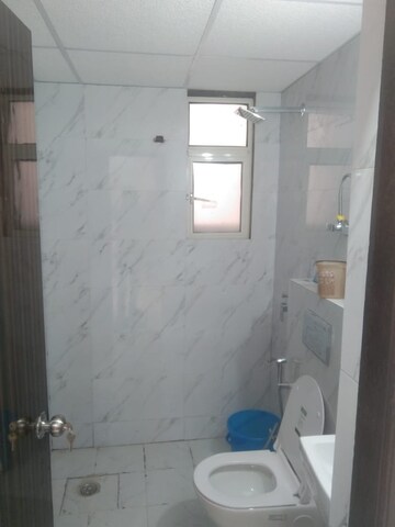 Bathroom in 3 BHK Apartment at Supertech Ecovillage II, Sector 16b Greater Noida – for Rent
