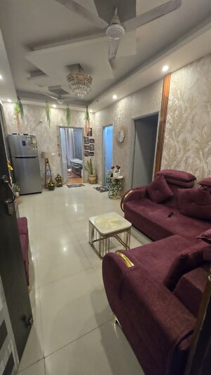 Living Room in 2.5 BHK Apartment at Galaxy Royale, Gaur City 2 – for Rent