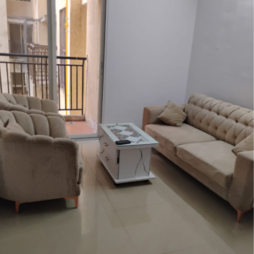 Living Room in 2 BHK Apartment at DB Realty Orchid Ozone, Ketkipada – for Rent