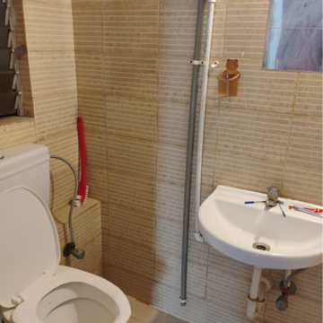 Bathroom in 2 BHK Apartment at DB Realty Orchid Ozone, Ketkipada – for Rent