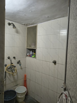 Bathroom in 1 BHK Apartment at Navre Baug CHS, Kurla East – for Rent