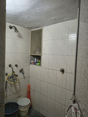 Bathroom in 1 BHK Apartment at Navre Baug CHS, Kurla East – for Rent