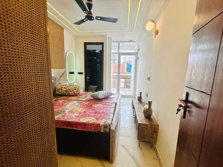 Bedroom, saket 1 Bedroom 700 Sq.Ft. Apartment In Saket Delhi 9580655