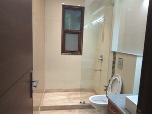 Bathroom in 3 BHK Builder Floor at Jangpura – for Rent
