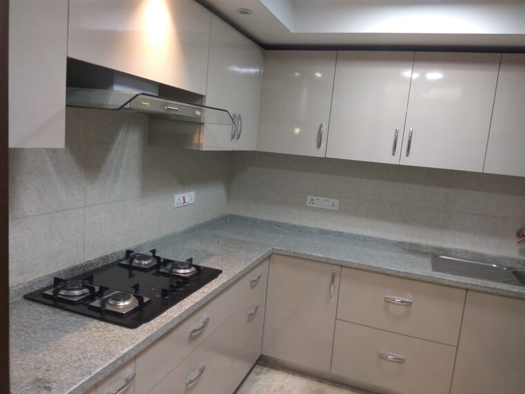 Kitchen, jangpura 3 Bedroom 1800 Sq.Ft. Builder Floor In Jangpura Delhi 9580698